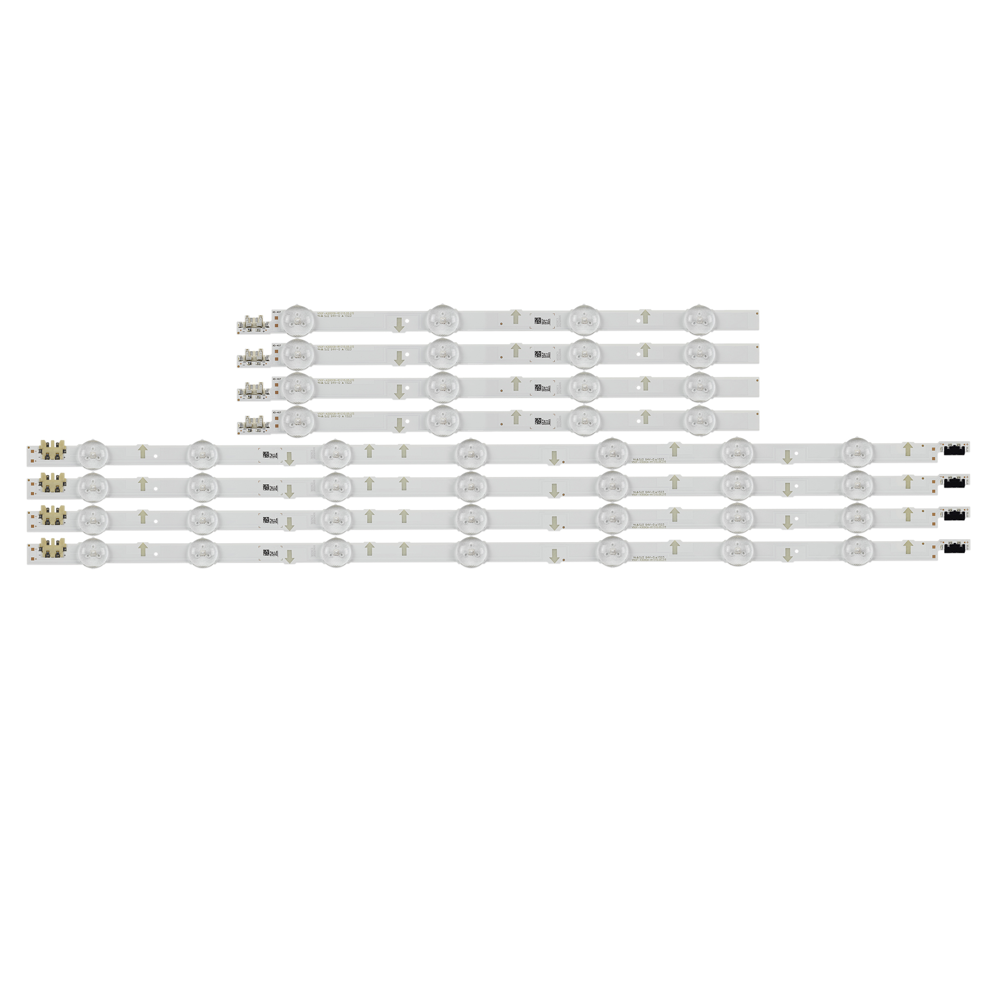 Tira de LED para iluminación trasera para Samsung UE43J5502AK UE43J5570SU UE43J5500AK UE43J5550SU UE43J5600AK UE43J5600AW UE43J5502AW UE43J5670SU