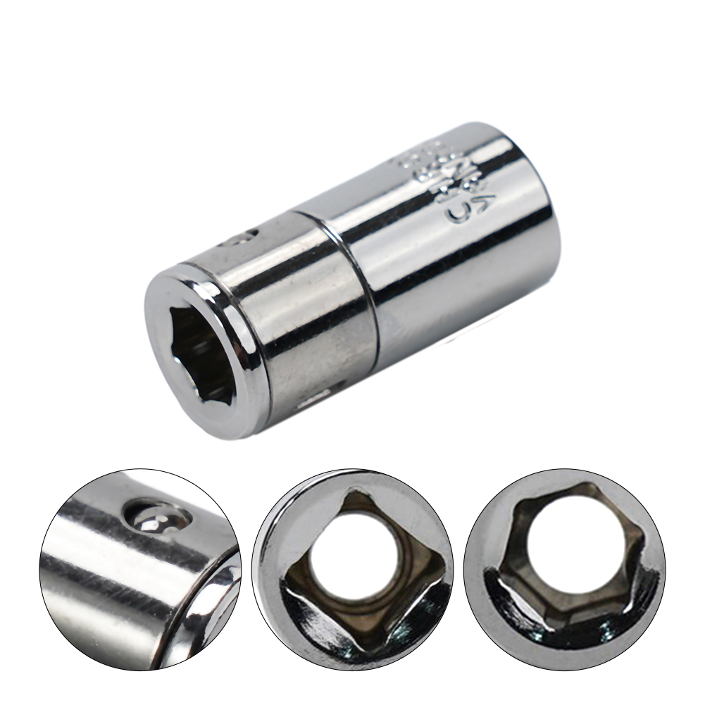 Convertidor de brocas de vástago hexagonal de 1/4 "a unidad cuadrada de 1/4", soporte de destornillador de liberación rápida, herramienta adaptadora de conversión de enchufe de impacto