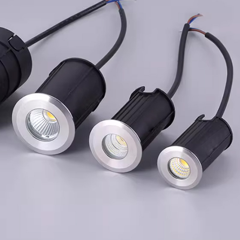 Spot lumineux LED encastrable dans le sol, imperméable conforme à la norme IP67, éclairage d'extérieur, idéal pour un jardin, une cour, des escaliers, un plancher ou une terrasse, 3/5W, DC 12V, 220V