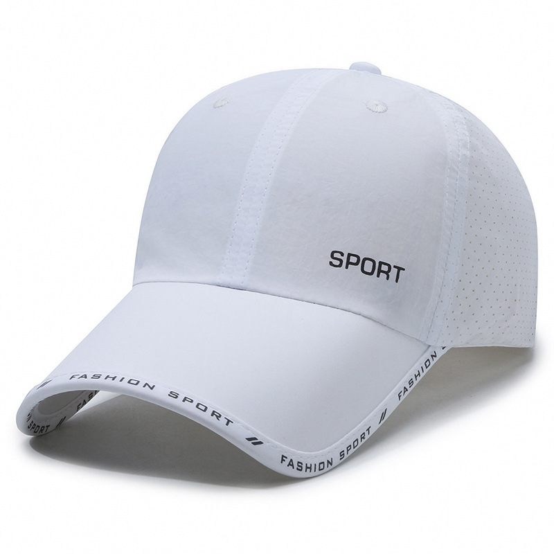 Topi bisbol cepat kering pria dan wanita, topi Trucker olahraga memancing mendaki gunung bisa disesuaikan, topi tabir surya bersirkulasi untuk pria dan wanita