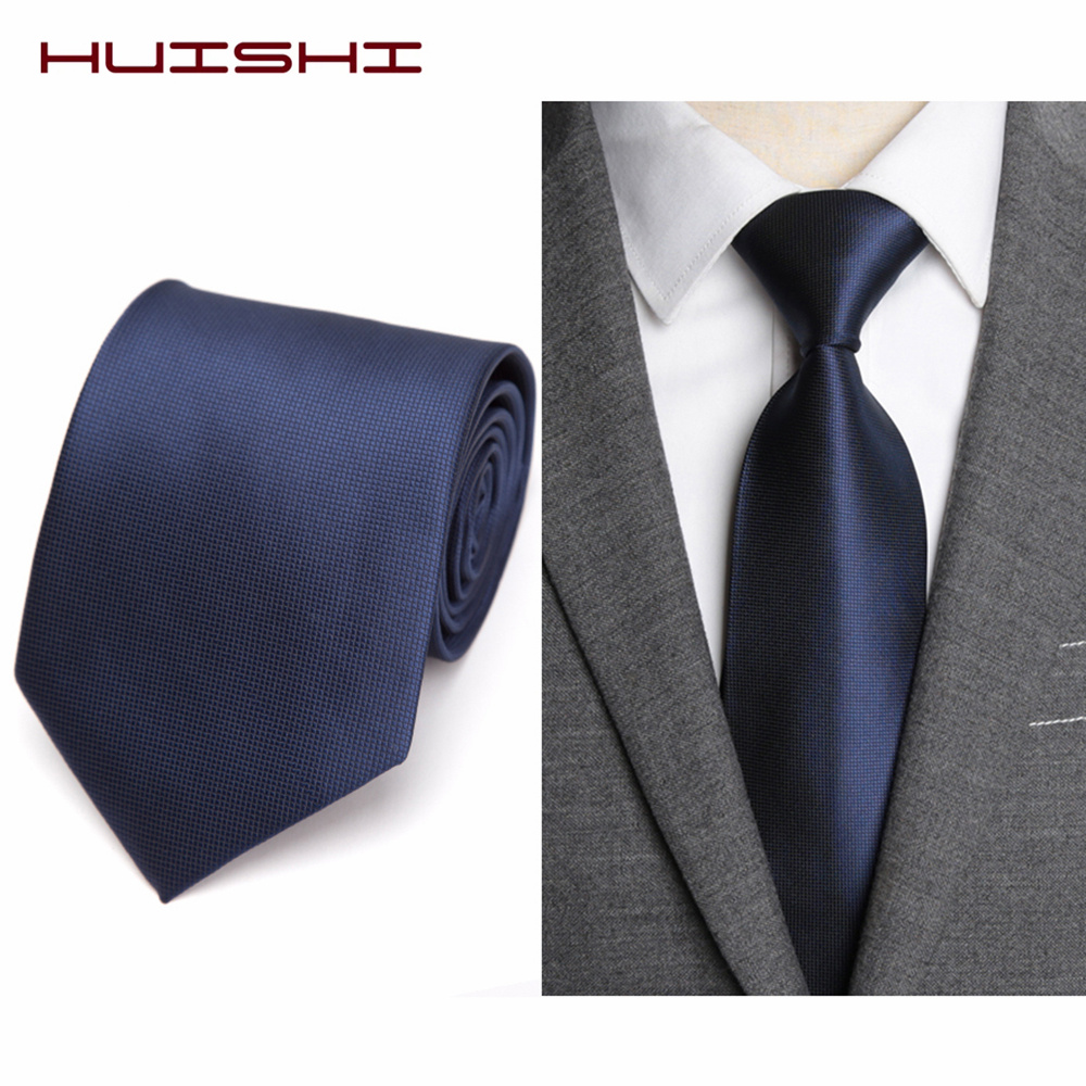 HUISHI 10 Style męskie formalne wodoodporne krawaty biznesowe Vestidos ślubne klasyczne męskie krawaty 6cm 8CM żakardowe Corbatas krawat do sukienki
