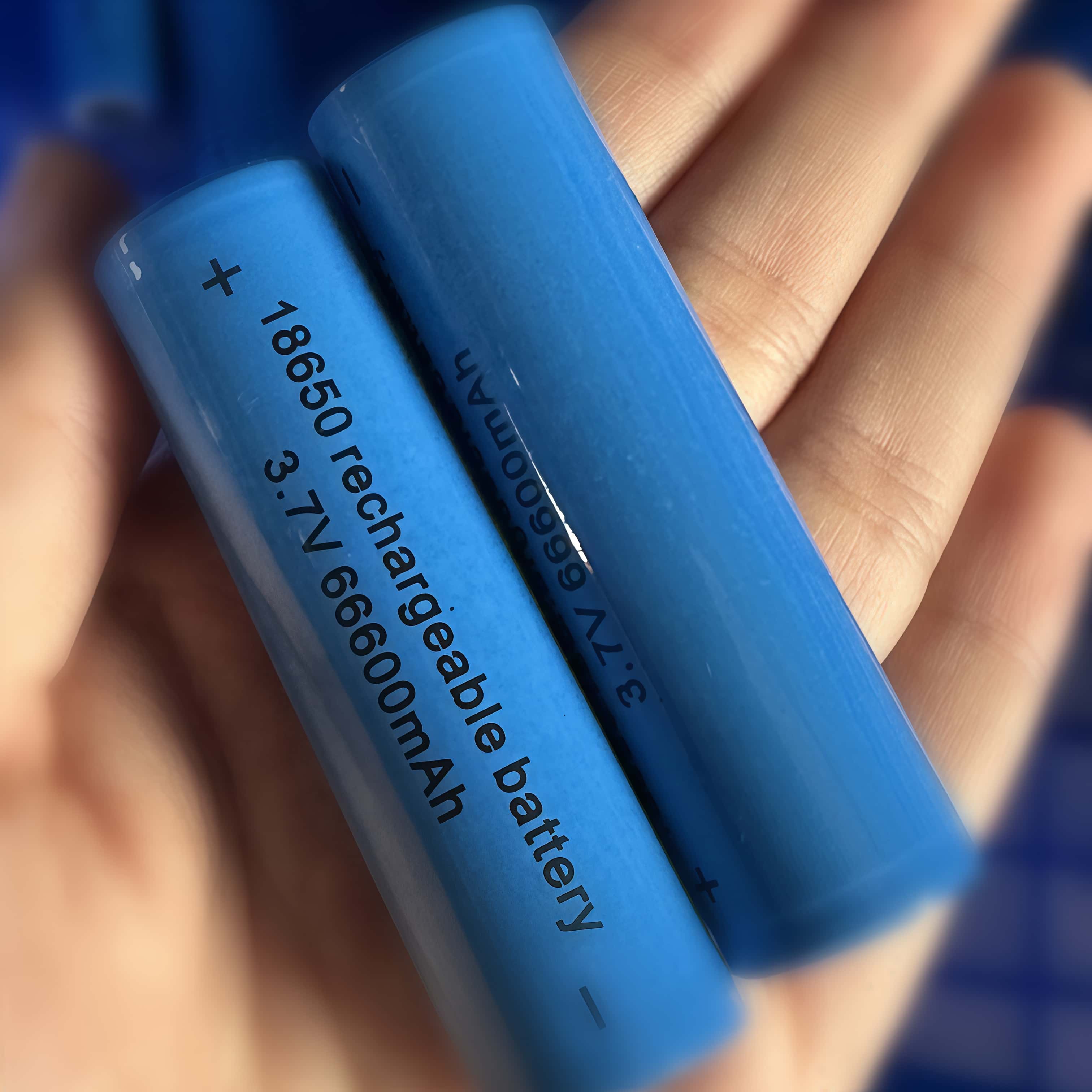 Batteria ricaricabile 3,7 V 18650 66600 mAh – Speciale per apparecchiature di illuminazione ad alta intensità, supporta scarica ad alta velocità
