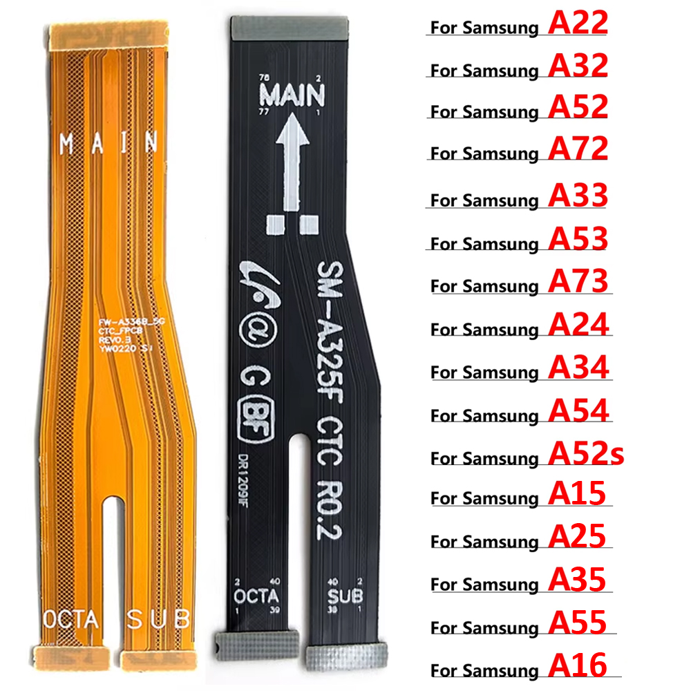 Chính Bo Mạch Chủ Cáp Mềm Cho Samsung A32 A325 A42 A425 A52 A525 A22 A72 A21 A33 A53 4G 5G Mainboard Flex Linh Kiện Thay Thế