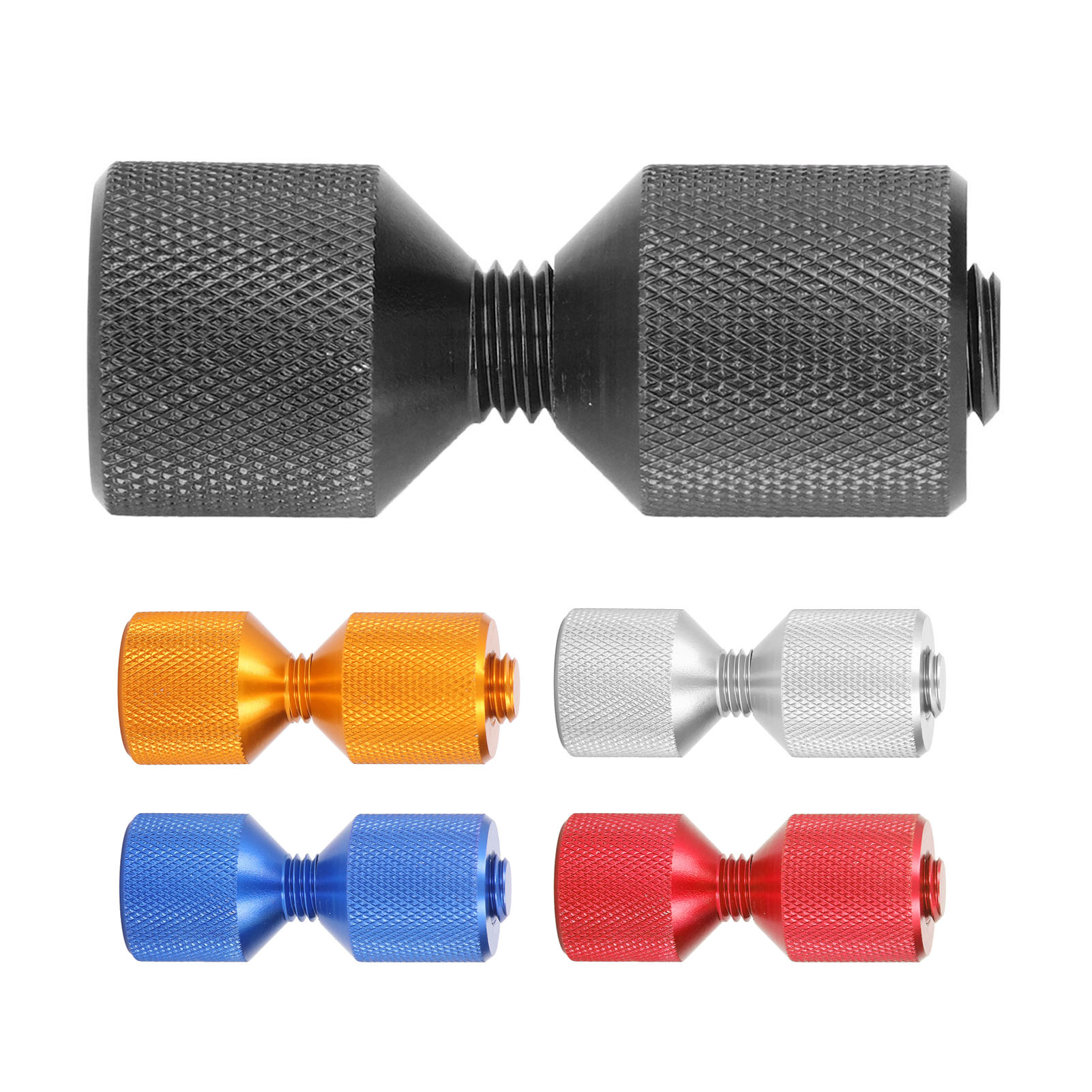 2pcs Flange Alignment Pin Anodize Aluminium 1โ1/8in Flange Double Hole Pins Set for 0.5 to 14in 150LB Flanges