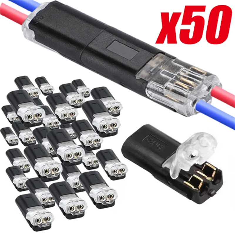 Conector eléctrico impermeable de 2 pines, Cable de coche, conector eléctrico automotriz, conexión de Terminal de tira, nuevo