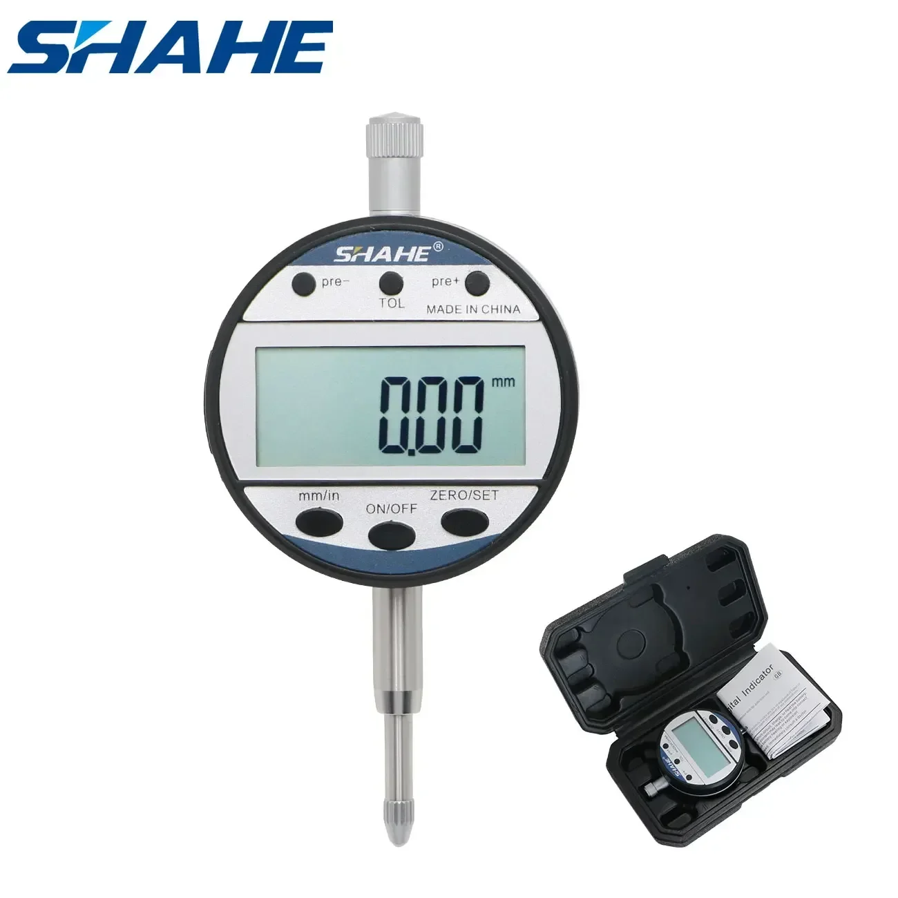 SHAHE 0-12.7 mm 0.01 Indicador Digital Electrónico, Herramientas de Precisión, Calibrador Digital, Indicador de Dial Digital