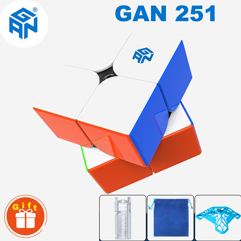 Магнитный куб GAN 251 м, кубик рубика 2x2x2, магический куб, скоростной пазл 2 × 2, Профессиональная детская игрушка 2x2 (Gan251 V2 без магнита), бесплатная доставка