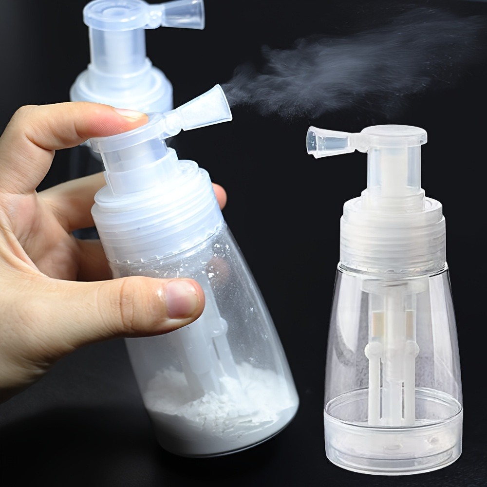 140ml 파우더 분무기 병 이발사 탈카미 에멀젼 스프레이 여행용 용기 로션 디스펜서 회전 병 살롱 액세서리