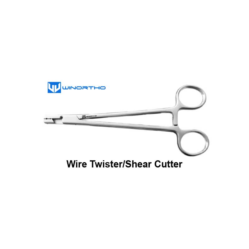 Wire Twister/Shear Cutter veterinary pet orthopedic animal instruments PIN  wire twister clamp AO vet forceps