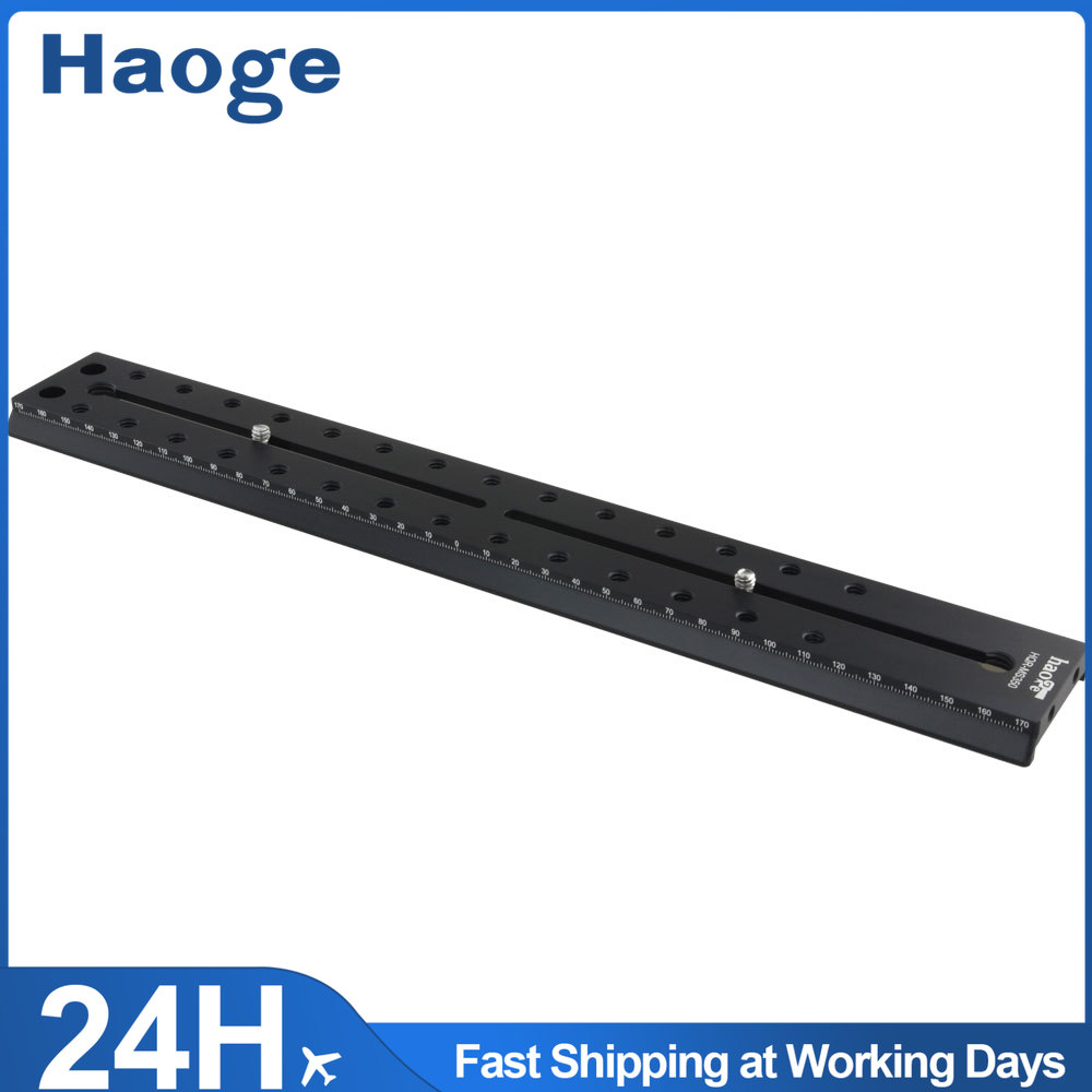 Haoge 350mm płyta szybkiego uwalniania do Manfrotto 501HDV 503HDV 504HD 509HD 526 577 701HDV statyw płynu głowica wideo