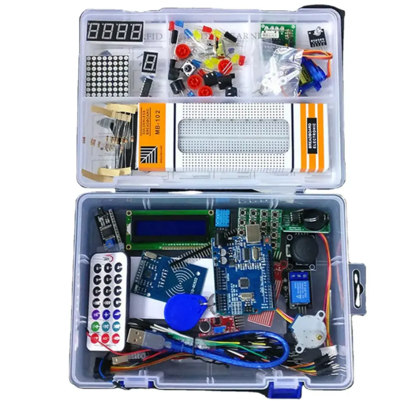 Kit de démarrage amélioré Kit de développement d'apprentissage RFID LCD 1602 pour Arduino UNO R3