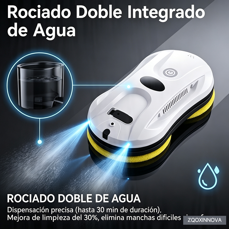 Robot limpiador de ventanas con sistema UPS, aspirador, electrodoméstico inteligente, limpieza automática de ventanas, lavado de ventanas, fregonas eléctricas para suelos