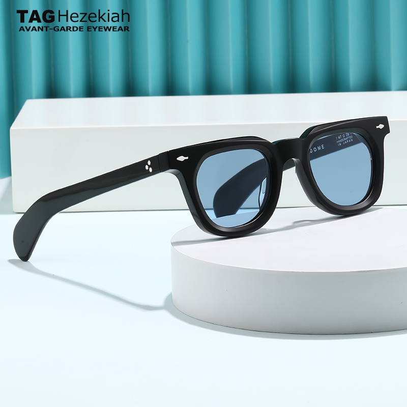 TAG Hezekiah Luxury Brand occhiali da sole moda Uomo VENDOME designer artigianale Occhiali da sole vintage Occhiali da sole retrò in acetato da donna