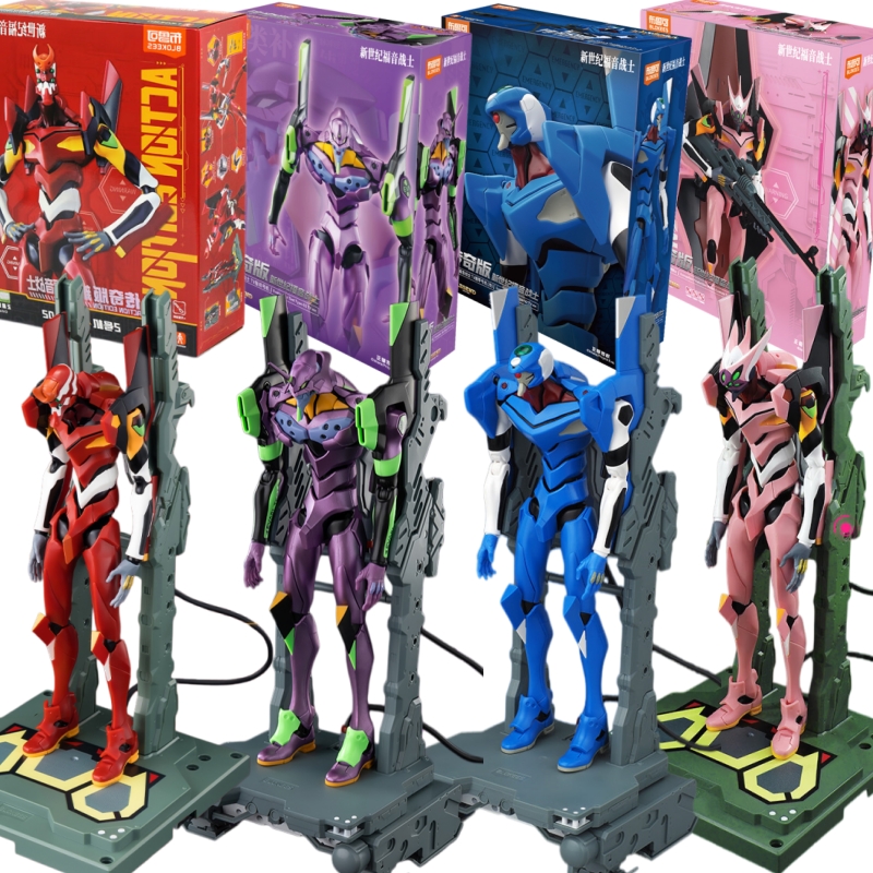 Оригинальные сборные фигурки BLOKEES EVANGELION TYPE-00 TV 02 01 08 EVA00 NEON GENESIS EVANGELION Асука Шинджи, аниме-игрушки