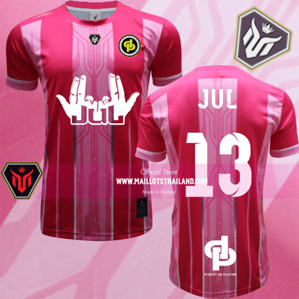 Verão venda quente tailândia mlt jule edição limitada no.13 90 série criança/adulto topo o-pescoço solto respirável masculino esportes t