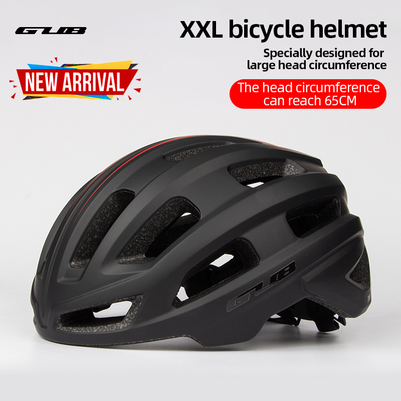GUB XXL 61-65 ซม. หมวกกันน็อคสำหรับผู้ชายขี่จักรยานขนาดใหญ่แบบขึ้นรูปชิ้นเดียวหมวกกันน็อคสกู๊ตเตอร์ไฟฟ้า 265 กรัมน้ำหนักเบาพิเศษ 21 ช่องระบายอากาศ
