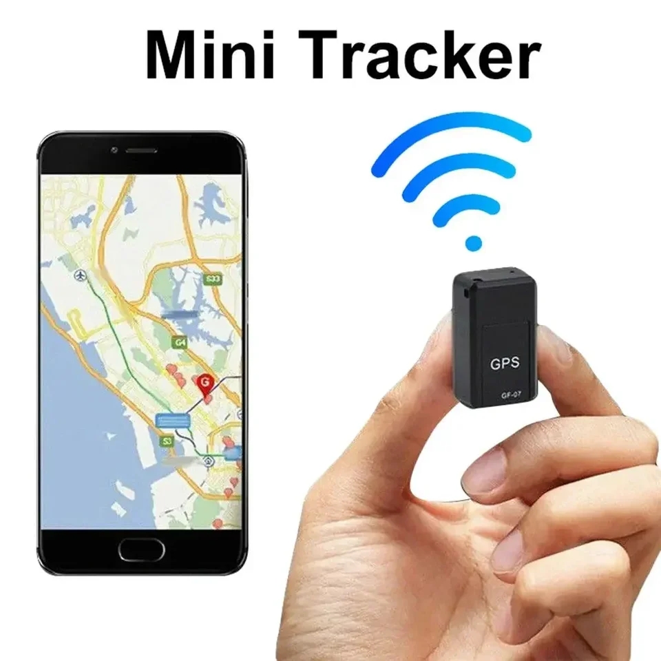 Mini Rastreador GPS GF-07 para Auto, Bicicleta, Mascotas, Niños, Rastreo en Tiempo Real, Posicionador Magnético Resistente Antipérdida