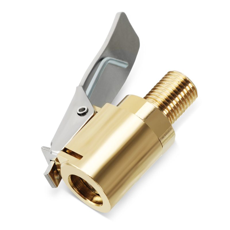 Xe Hơi Tự Động Đồng 8Mm Lốp Bánh Lốp Xe Không Chuck Bơm Hơi Van Bơm Kẹp Cắm Bộ Phụ Kiện Xe Hơi Cho máy Nén