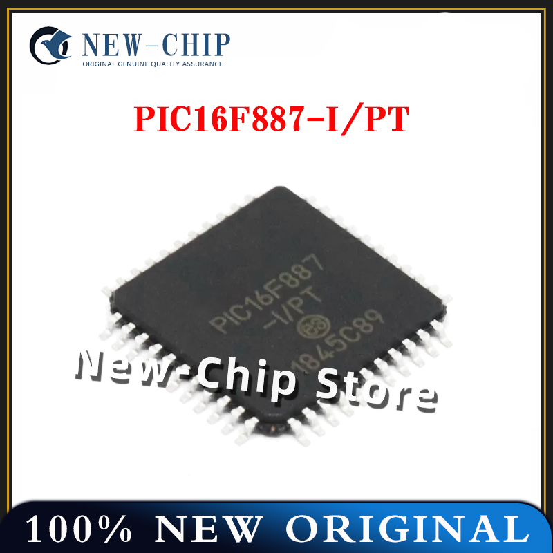 1pcs-100 teile/los PIC16F887-I/pt tqfp44 neues original