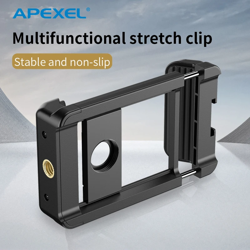 APEXEL 17MM スレッドユニバーサルクリップ拡張可能クランプ APEXEL 携帯電話レンズ iPhone Samsung 全スマートフォン用
