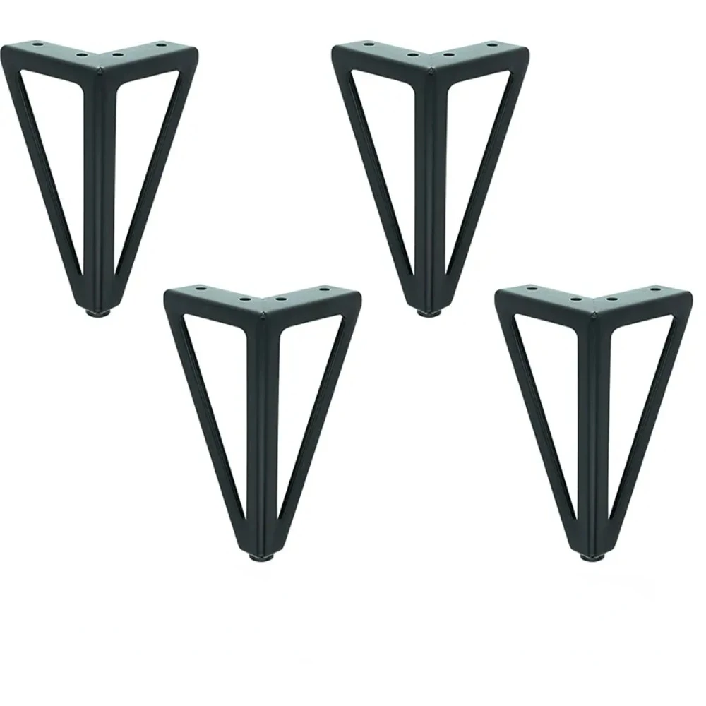 4 PCS Diy Furniture Metal Table Legs Sofa Bed Feet Tv Stand Cabinet Feet Modern Black Golden Replacement Hairpin Legs nogi