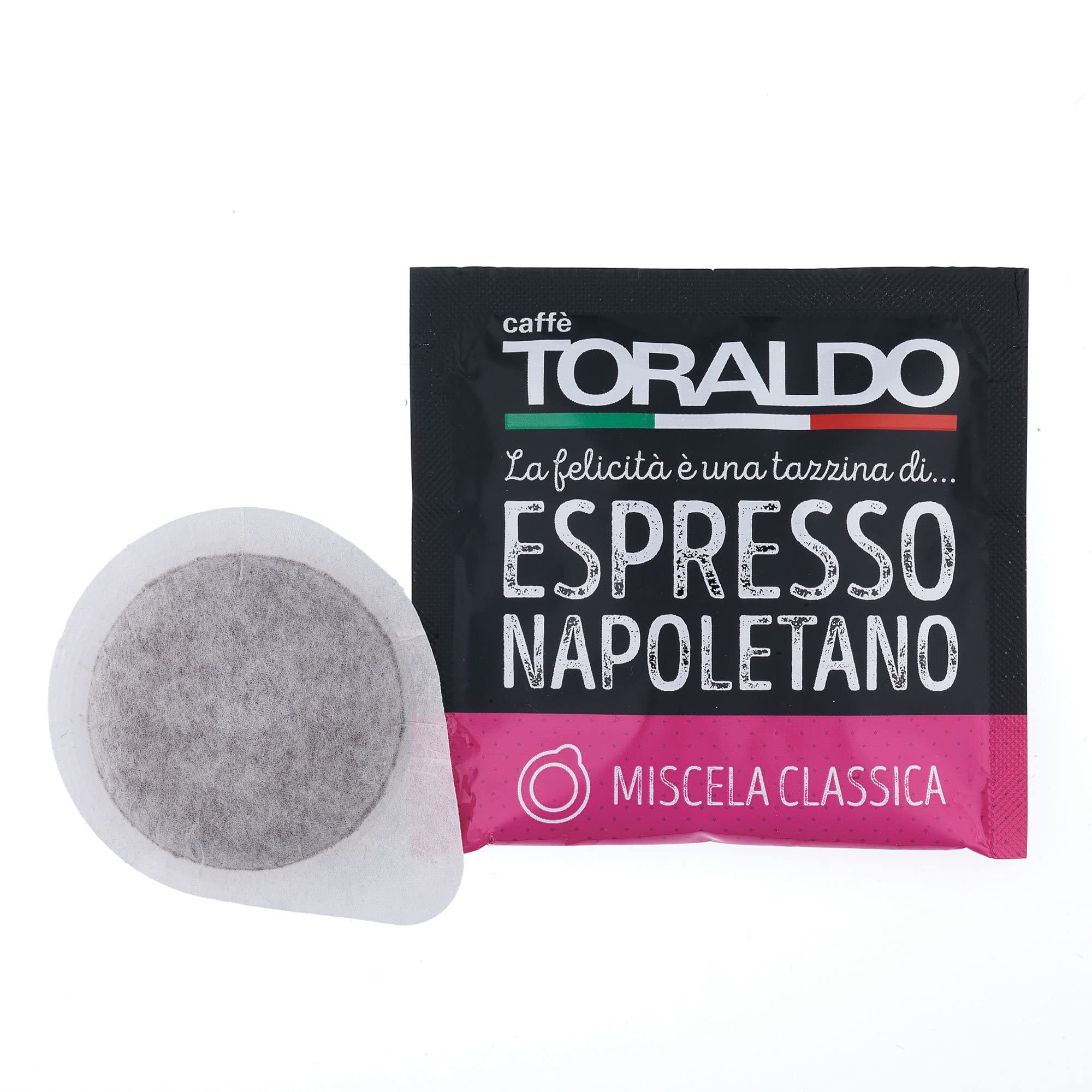 Cápsulas de Café Toraldo Classic Mixture, ESE 44 mm, 150 Unidades, Café