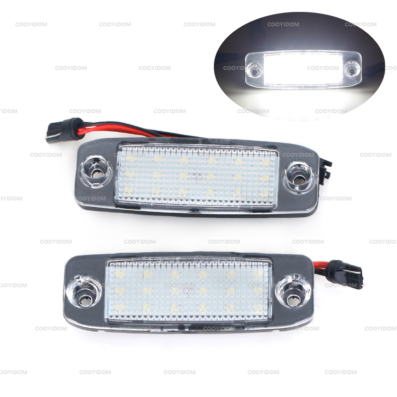 2PCS LED ใบอนุญาตจำนวนแผ่นสำหรับ Hyundai Kia Sportage 2011-2013 SONATA 10 YF 10MY GF 10