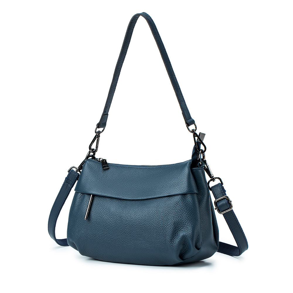 Echt Lederen Handtas Dames Echt Lederen Schoudertassen Dames Casual Messenger Bags Veelzijdige Crossbody Tas
