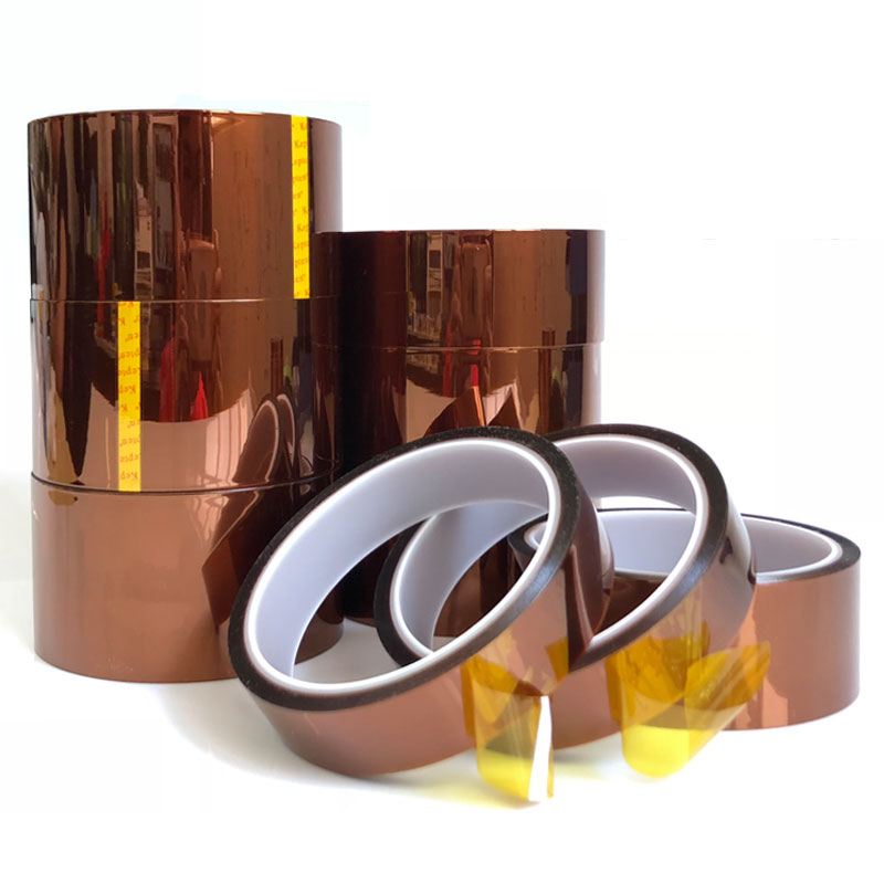 30meter x 5-40mm Hohe Temperatur Polyimid Klebeband Hitze Beständig Isolierung Polyimid Film Klebeband 10mm