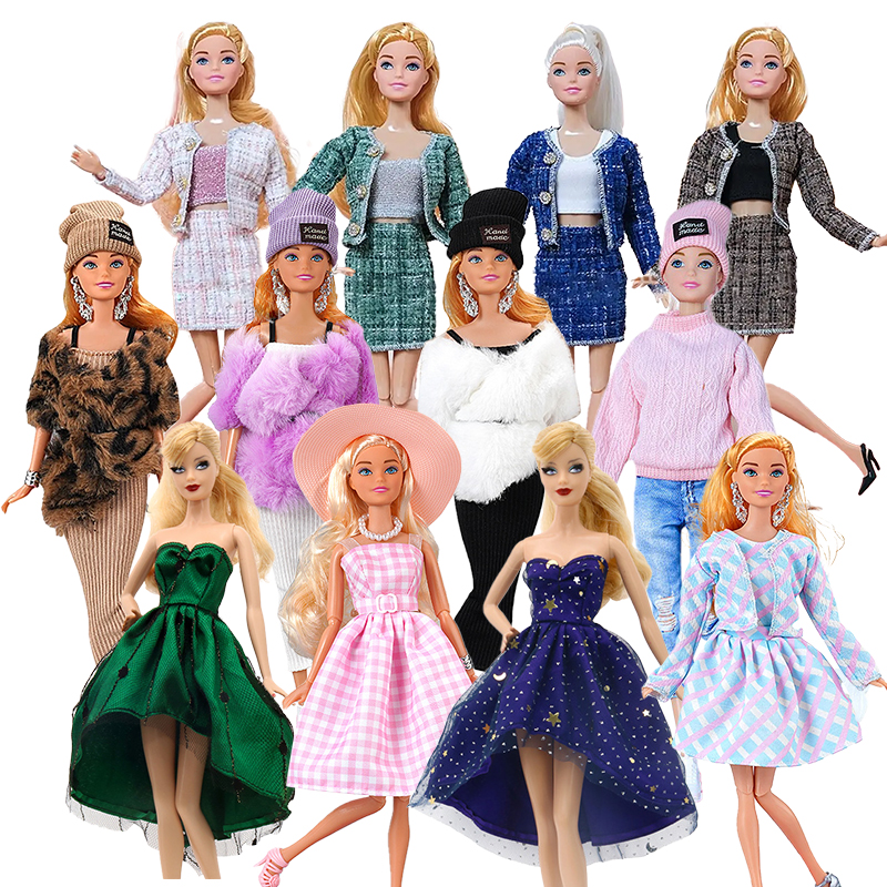 Ropa para muñecas de 27 estilos, vestido de moda Compatible con accesorios para muñecas Barbie de 30cm, juguete de Navidad y cumpleaños para niñas