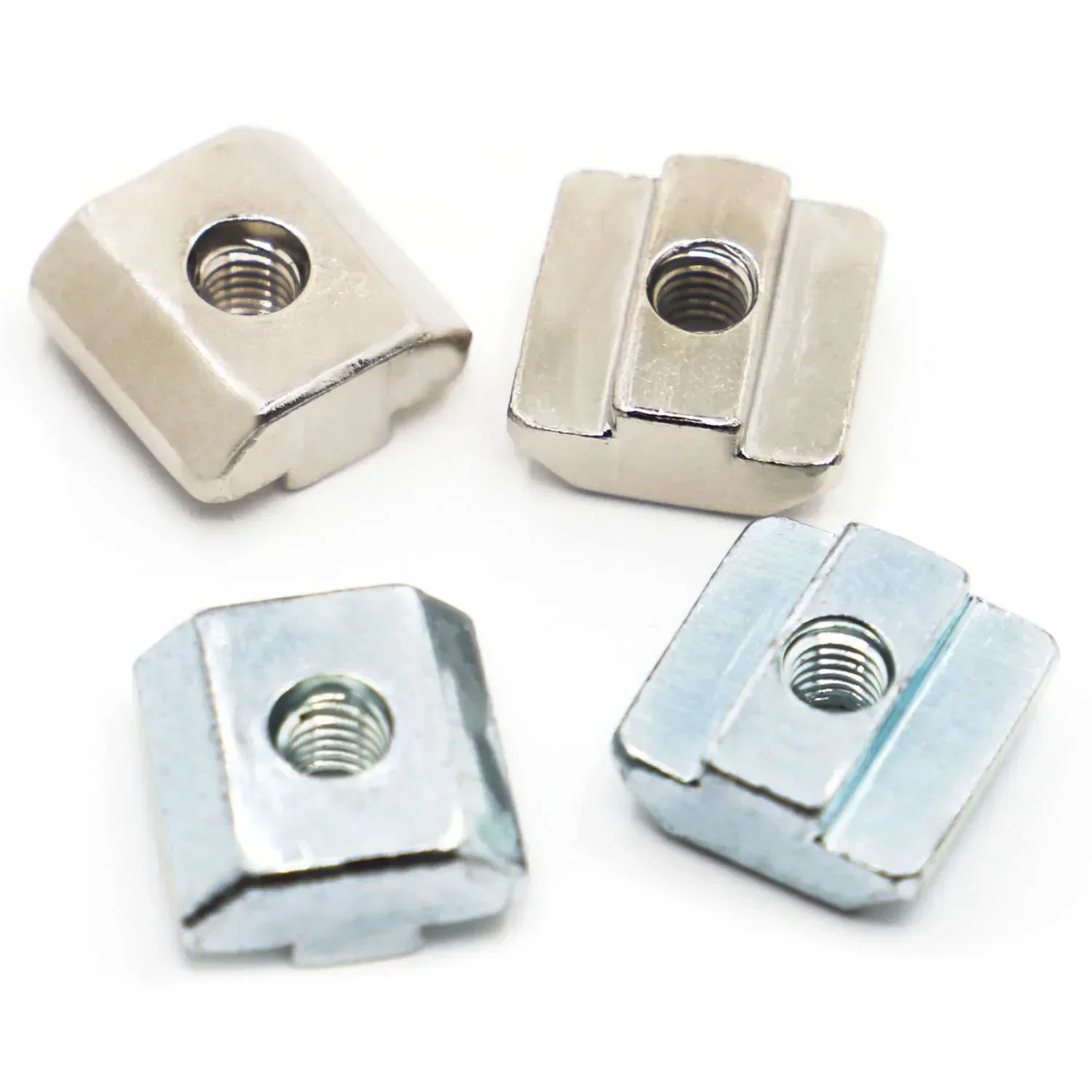 10pcs M3 M4 M5 M6 M8 M10 T Block Square Nuts T-Track Sliding Hammer Nut for Fastener Aluminum Profile 2020 3030 4040 4545