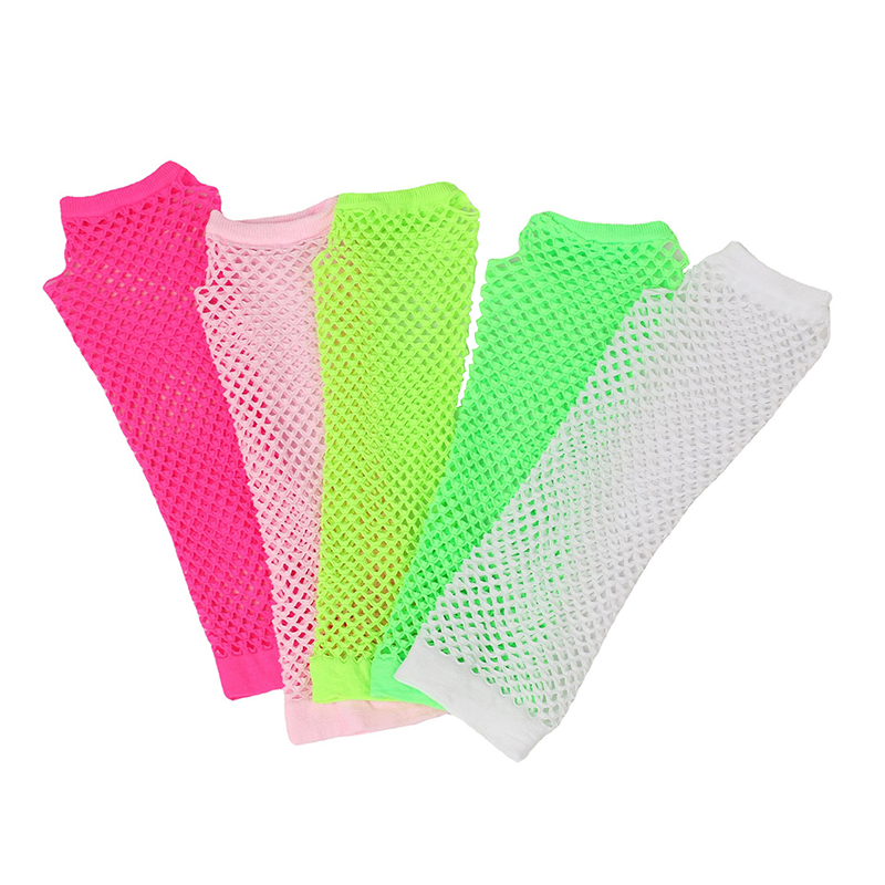 Neue 1 Paar Frauen Lange Fishnet Net Handschuhe Fingerlose Mesh Handschuhe Punk Rock Phantasie Nachtclub Party Arm Wärmer Handschuhe sexy Handschuhe