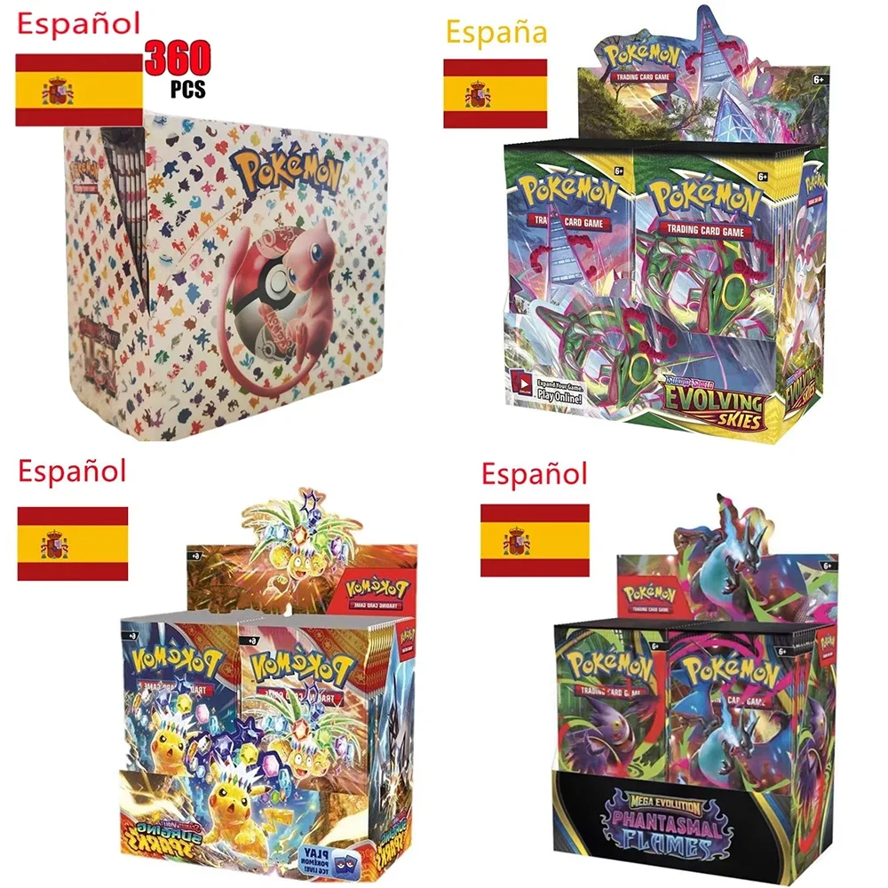 360 Pezzi Carte Pokémon in Inglese, Francese e Spagnolo, EQUILIBRE PARFAIT VIOLE 151 MEGA EVOLUTION, Booster Box da Collezione