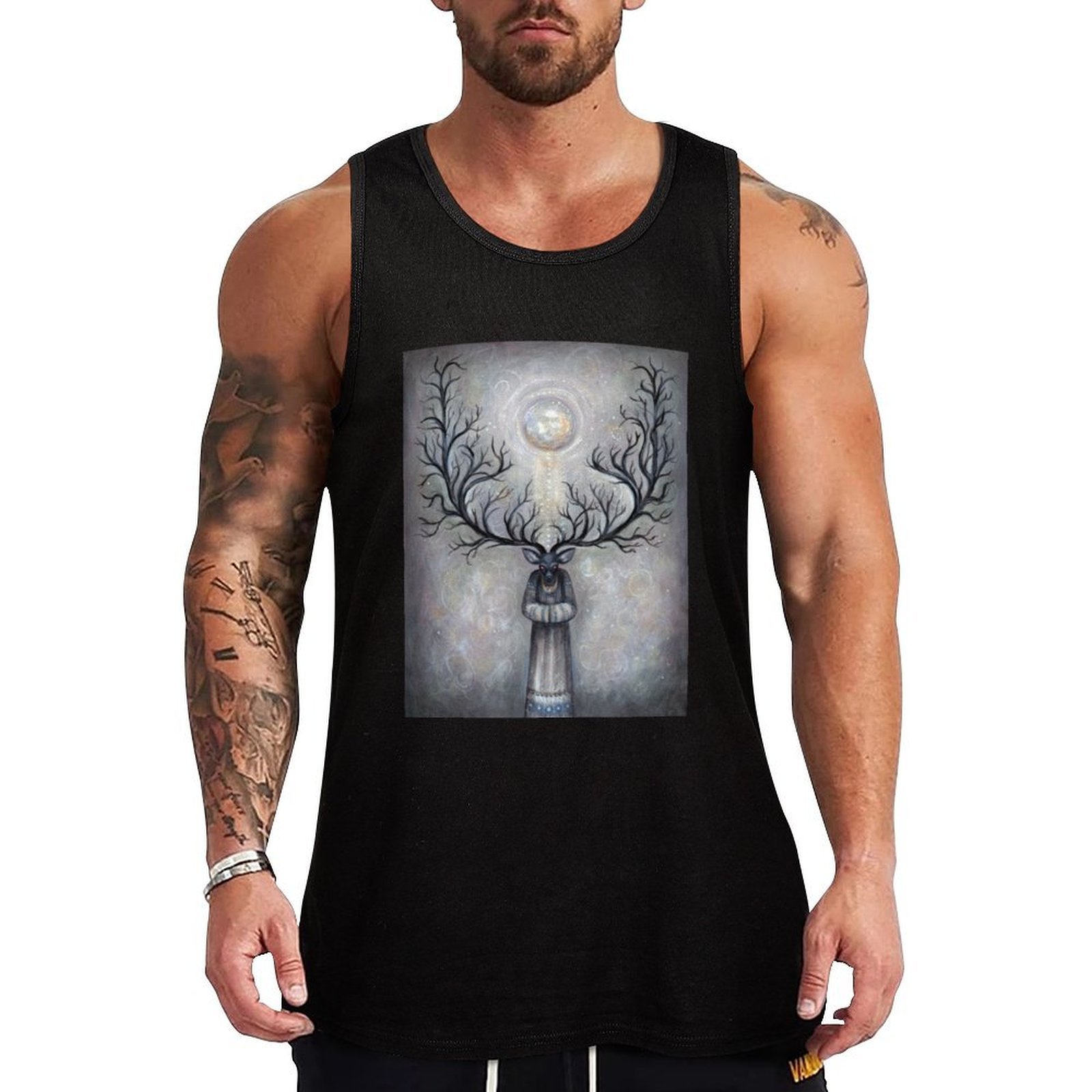 Forest Guardian Tank Top Outdoor Casual Tank Top Loose Sleeveless Summer Tee