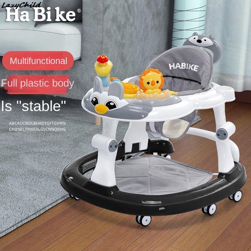 Lazychild bebê walker caminhantes para crianças com rodas walker carro criança walker para crianças aprendendo bebê wallker música empurrar alça