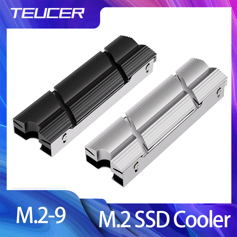 TEUCER アルミニウム M.2 2280 SSD ソリッドステート ヒートシンク M.2 SSD クーラー コンピューター PS5 ヒートシンク