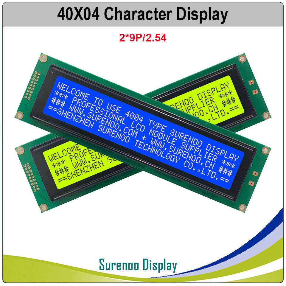 LCDディスプレイパネル,文字モジュール,lcm,aip31066,pcf8574t,シリアルi2c,usb2液晶,lcd2usb,aida64,404 40x4,4004