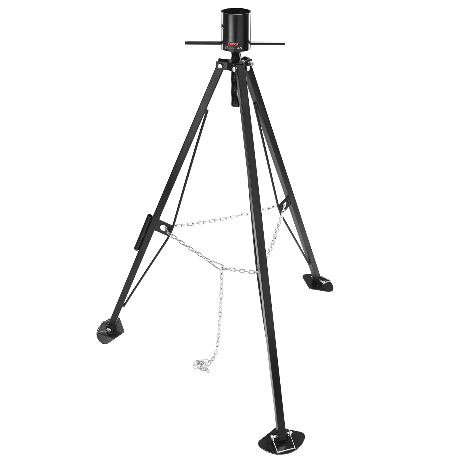 SucceBuy Penstabil Tripod Roda 5 5000 LBS Kapasitas Beban Tripod Jack Tripod Roda Kelima untuk Trailer Roda Kelima RV Berkemah