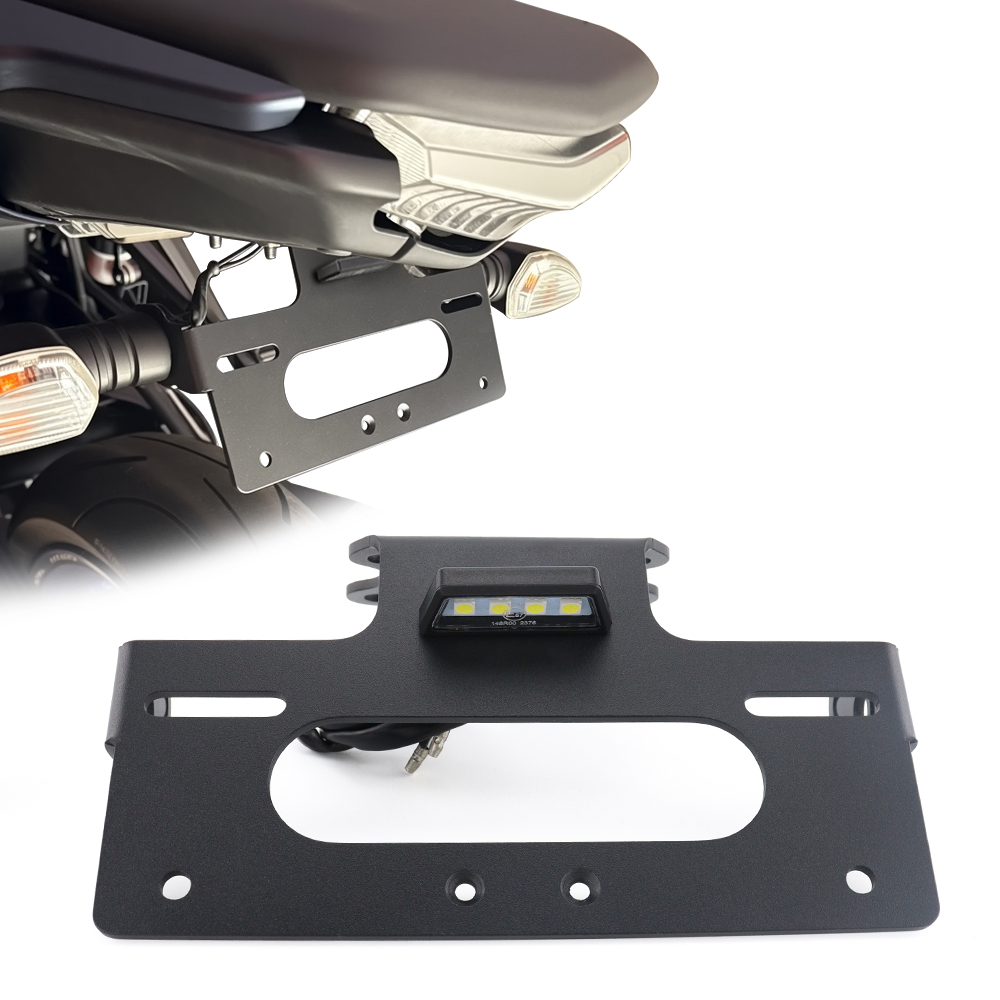 Support de plaque d'immatriculation pour moto Yamaha MT125 MT-125 2020 2021 2022 2023 2024 2025 2026 – Fixation de garde-boue arrière (Tail Tidy Fender Eliminator)