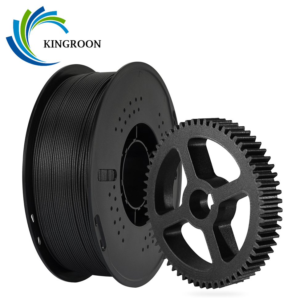 新しい KINGROON PLA PETG 炭素繊維 3D プリンタ フィラメント 1.75 ミリメートル 1 キロ (2.2 ポンド) PETG-CF PLA-CF 高強度 3D プリンタ材料