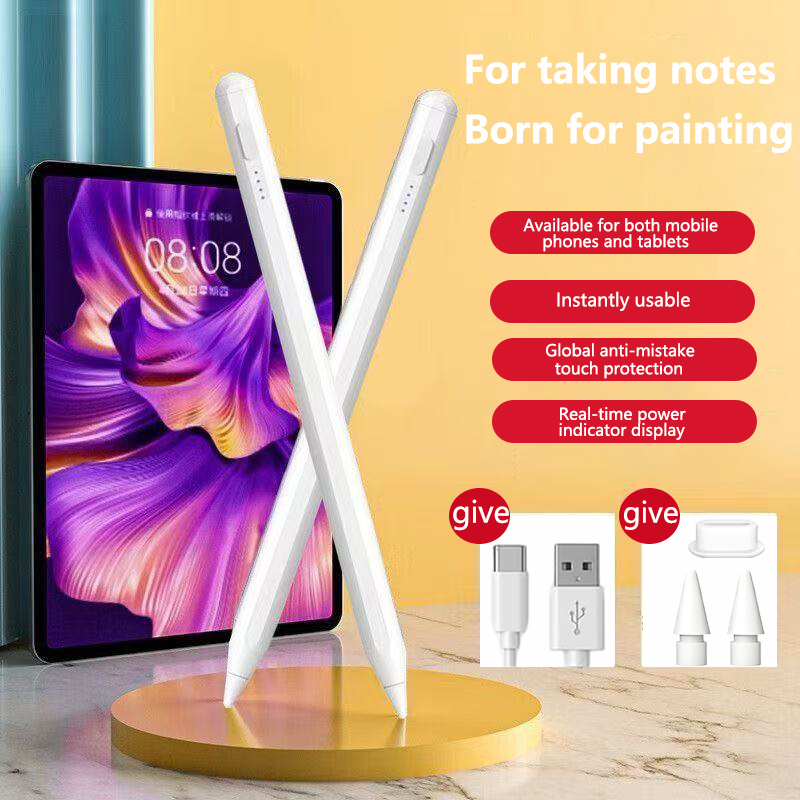 ユニバーサルスタイラスペン IOS Android タブレット携帯電話用 多色ペン 静電容量式スタイラス ペイントと筆記用ペン