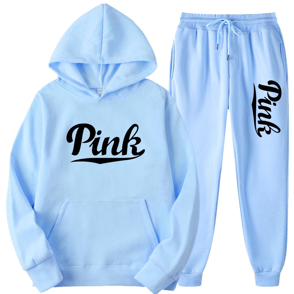 Venda quente feminino outono conjunto de roupas carta impressão com capuz moletom moletom casual jogging terno feminino outwear e calças