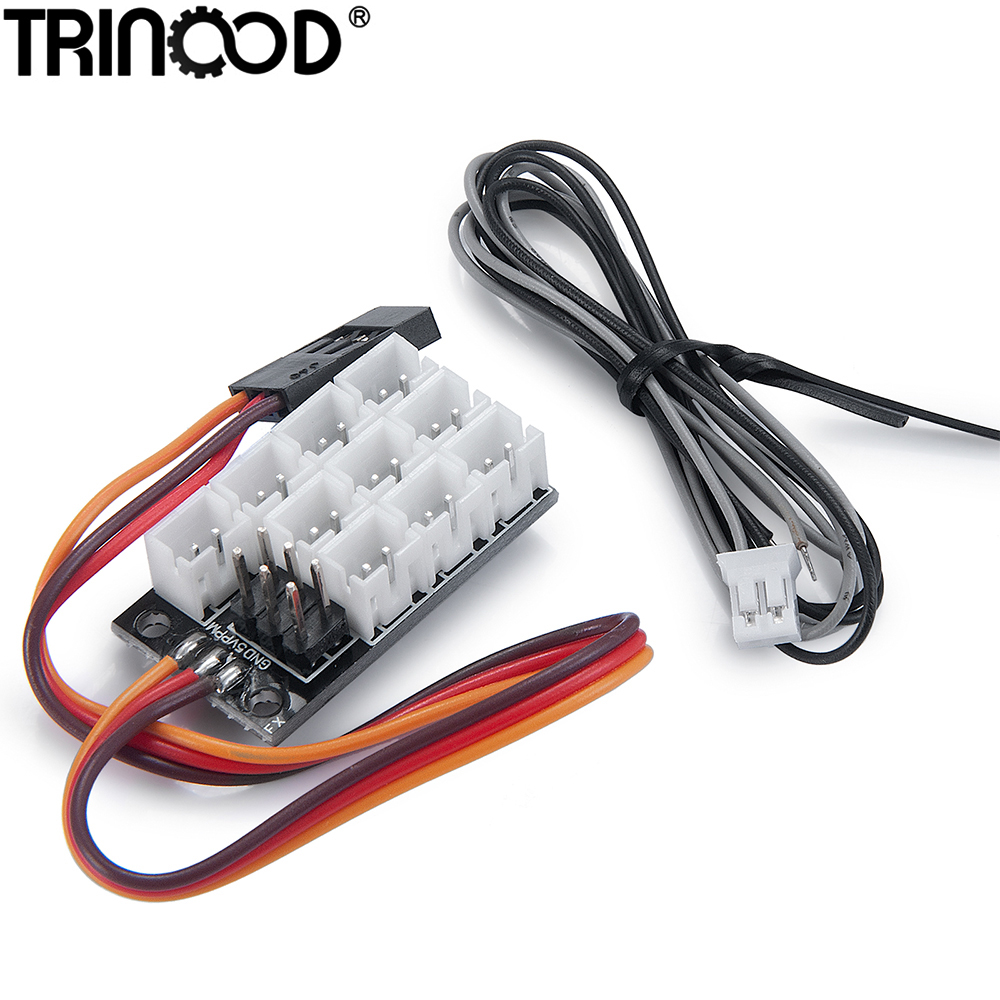 TRINOOD Light ระบบบอร์ดขยาย PH2.0โมดูลขยาย GND 5V PPM สำหรับ Tamiya 1/14รถบังคับวิทยุ Trailer อัพเกรดอะไหล่