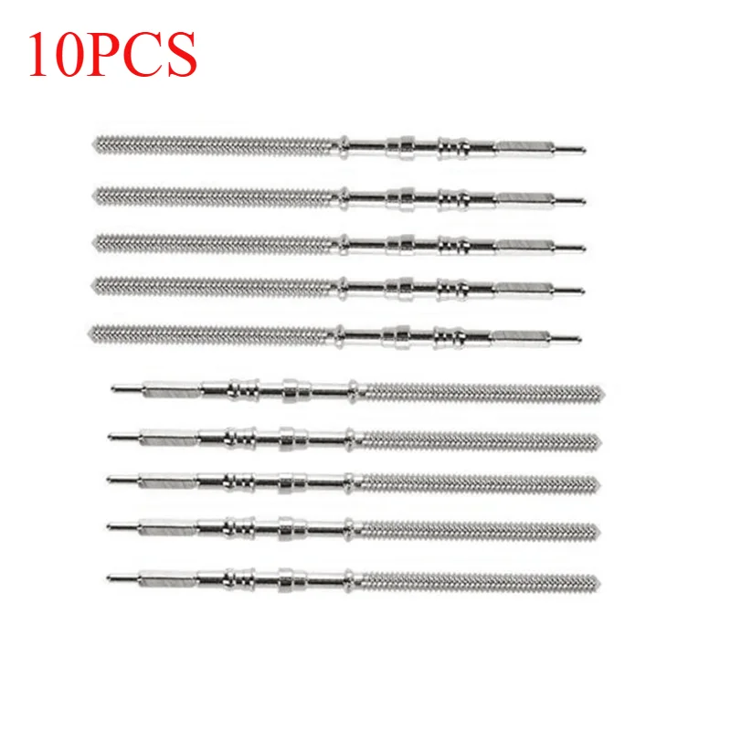 10 pçs 5 pçs movimento relógio haste de aço coroa kit relógio de peças nh35 nh36 nh38 nh39 movimento relógio haste peças reposição