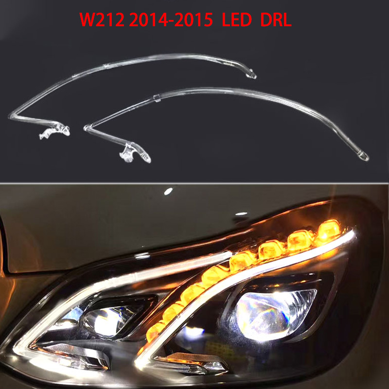 Tubo de placa de luz de circulación diurna para mercedes-benz E Series W212 2014-2015 LED DRL
