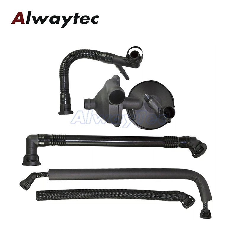 Válvula de ventilação de plástico pvc para carro, separador de água e óleo, mangueira de respiro para bmw e39 e46 e83 m52 320i 325i 520i 525i 11617501566