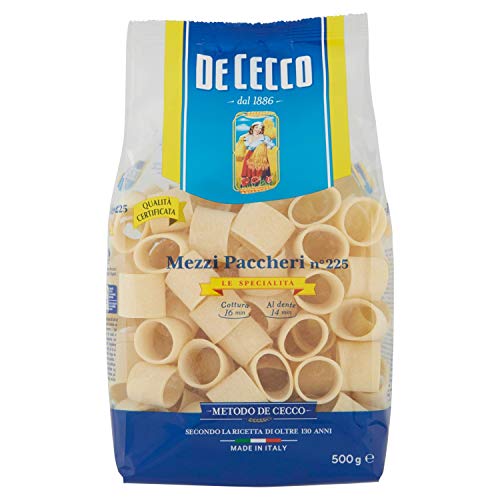 De Cecco Half Paccheri - 6 morceaux de 500 g [3 kg]