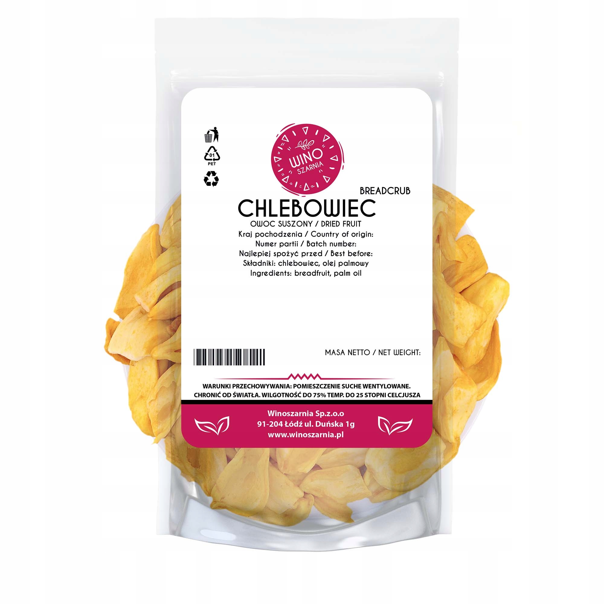 Machine à pain séché - 500g de chips de pain de fruit à pain