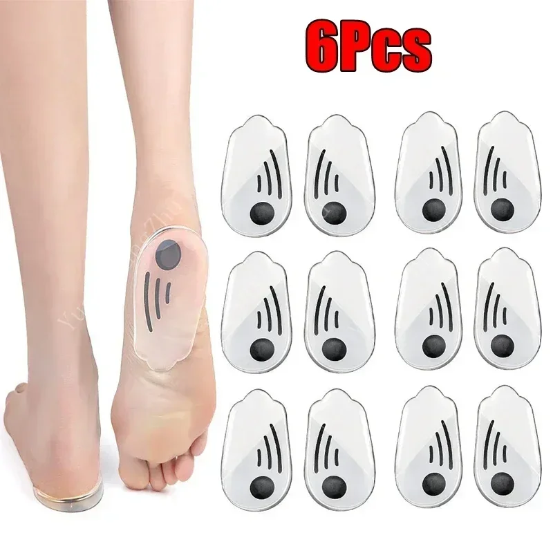 Plantillas ortopédicas de silicona para pies, 6 uds., tipo pierna O/X, Gel de corrección Valgus Varus, plantilla para zapatos, almohadillas para el cuidado de los pies con masaje magnético