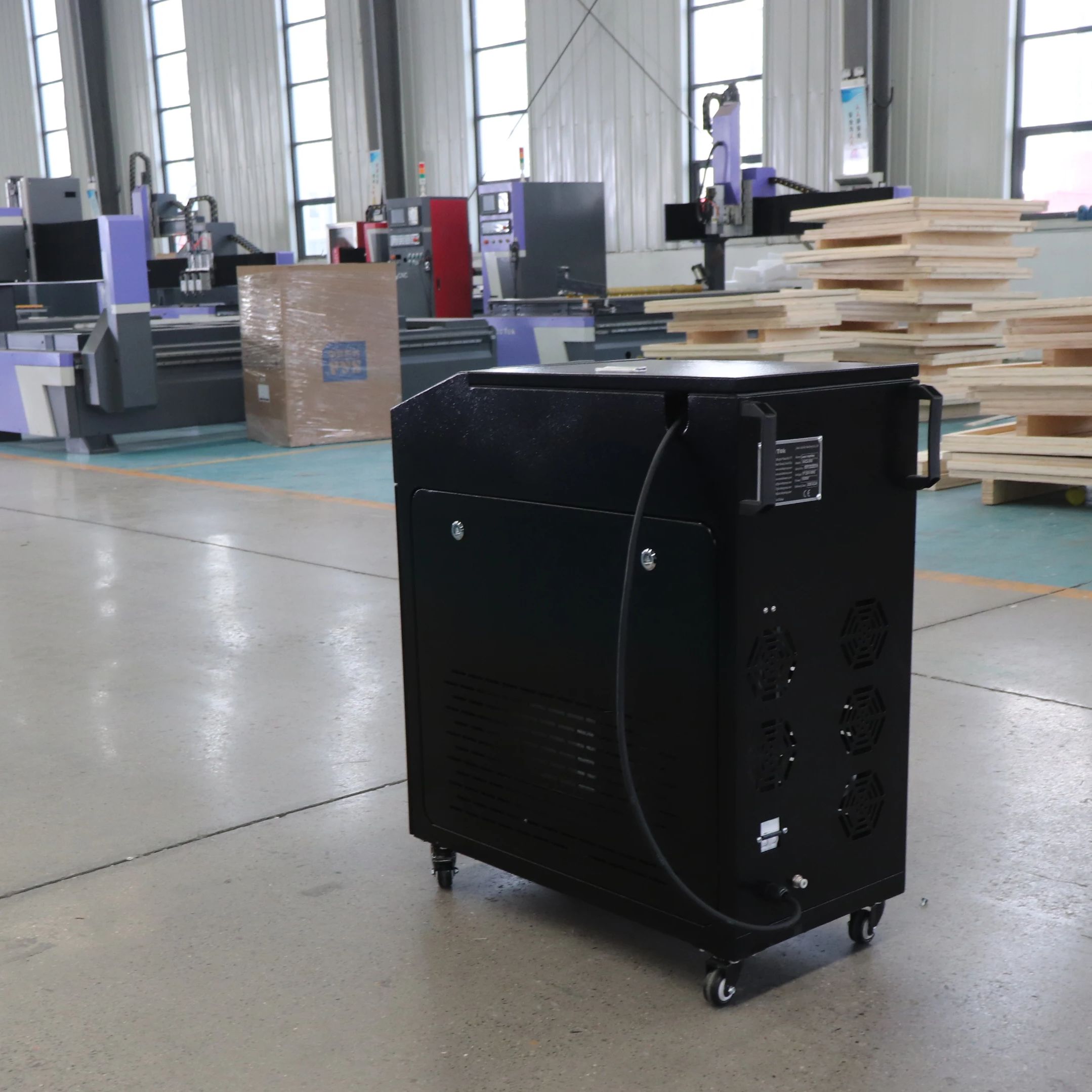 MOPA Pulse Laser Cleaner Graffiti ถอด Air Cooled สนิมและกําจัดสี 100W 200W 300W 500W เลเซอร์ทําความสะอาดเครื่อง